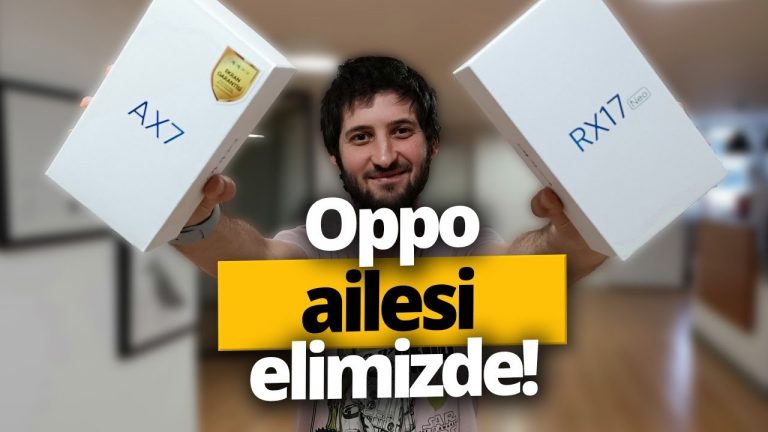 Oppo RX17 Neo ve Oppo AX7 kutu açılışı!