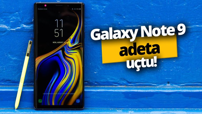 Galaxy Note 9 Android Pie ile adeta uçtu!