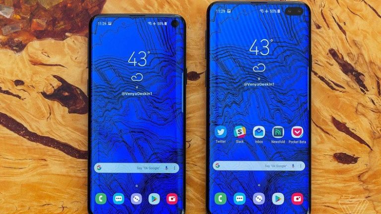 Samsung Galaxy S10 Plus tasarımı