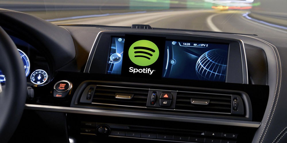 Spotify, araç içi müzik çalar