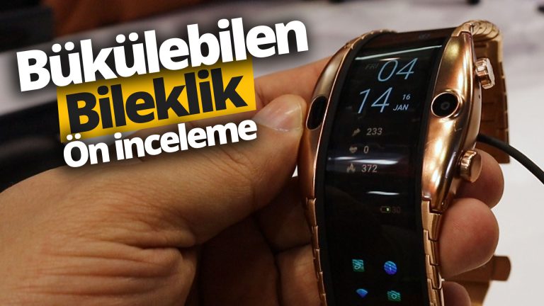 Esnek ekranlı akıllı saat Nubia Alpha ön inceleme (Video)