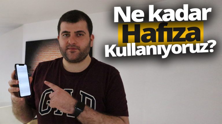 Akıllı telefonlarda ne kadar hafıza kullanıyoruz? Video
