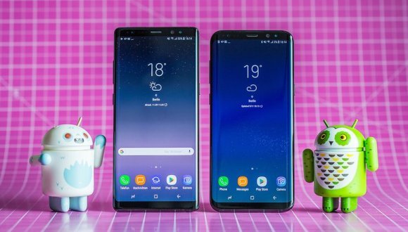 Galaxy S8 ve Galaxy Note 8 / Android Pie