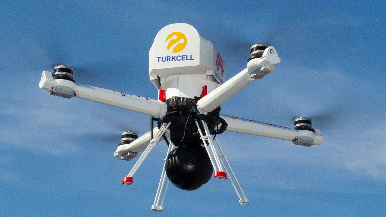 Turkcell 5g drone