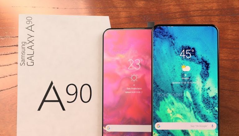 Galaxy A90 tasarımı ile Samsung'da ilk olacak!