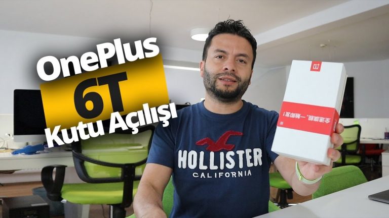 OnePlus 6T kutusundan çıkıyor! (Video)