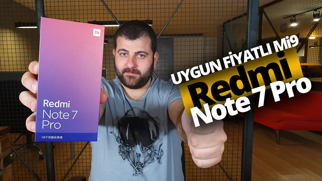 Redmi Note 7 Pro kutusundan çıkıyor!
