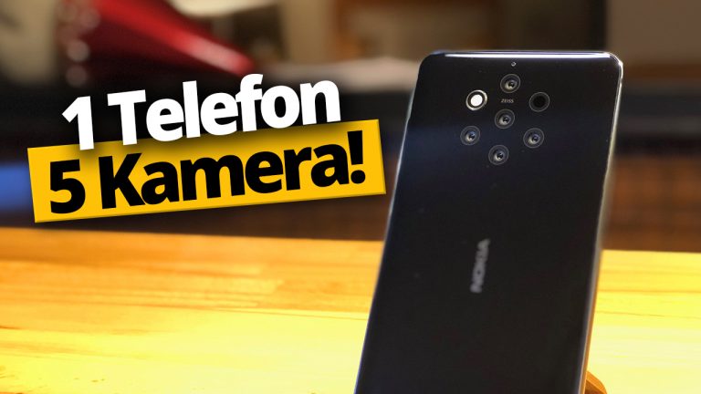 5 kameralı telefon Nokia 9 kutudan çıkıyor! (Video)