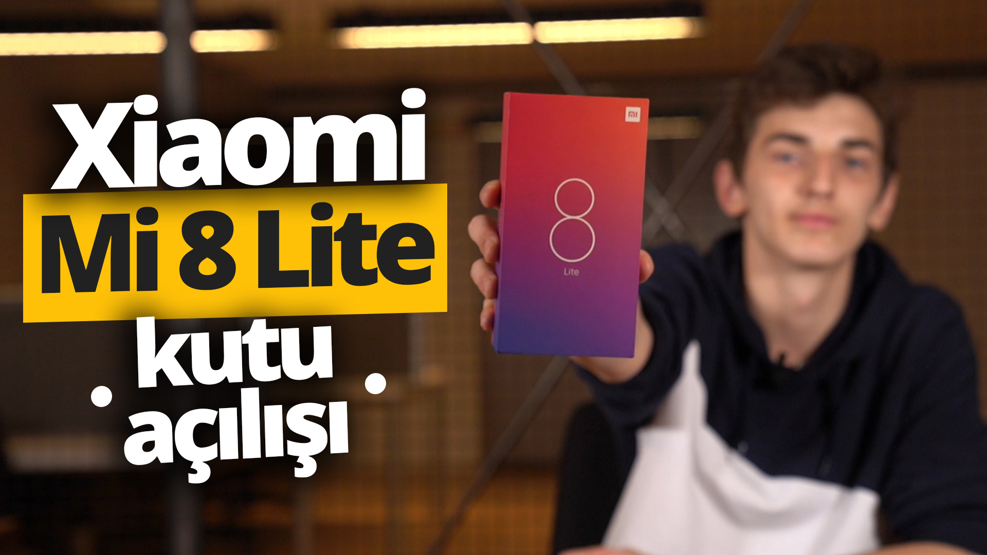Xiaomi Mi 8 Lite kutusundan çıkıyor!