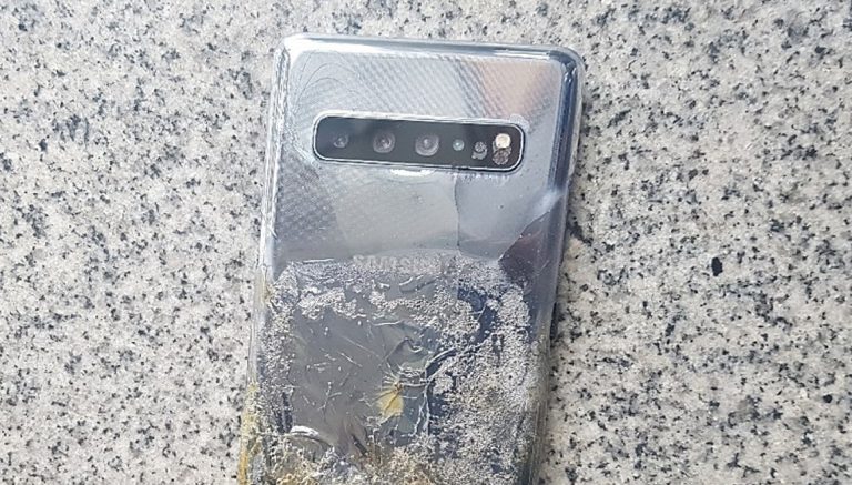 Galaxy S10 5G alev aldı! İşte yaşananlar!