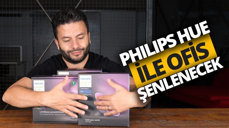 Ofis şenlenecek! Philips Hue kutu açılışı!