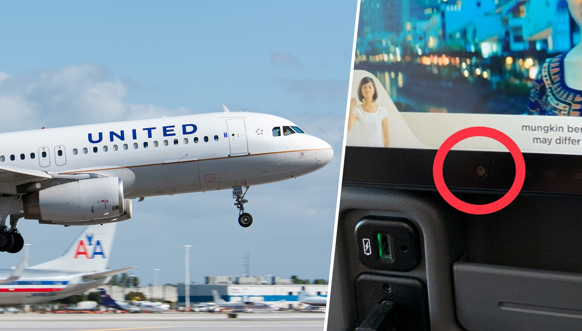 United Havayolları'ndan kamera krizine komik çözüm!