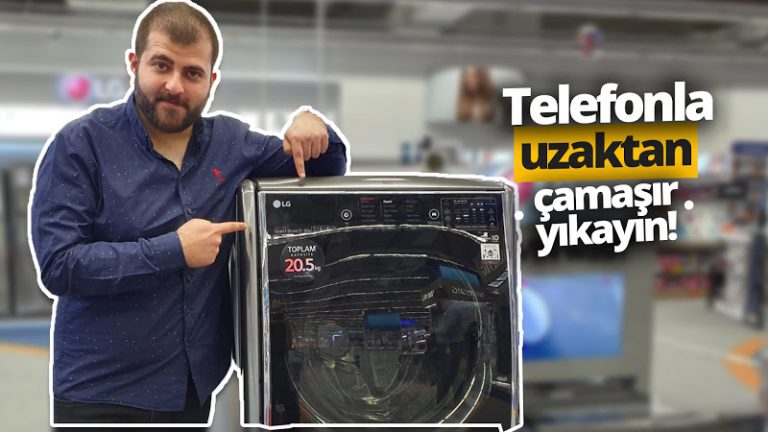 Uzaktan yönetebilen çamaşır makinesi LG TwinWash!