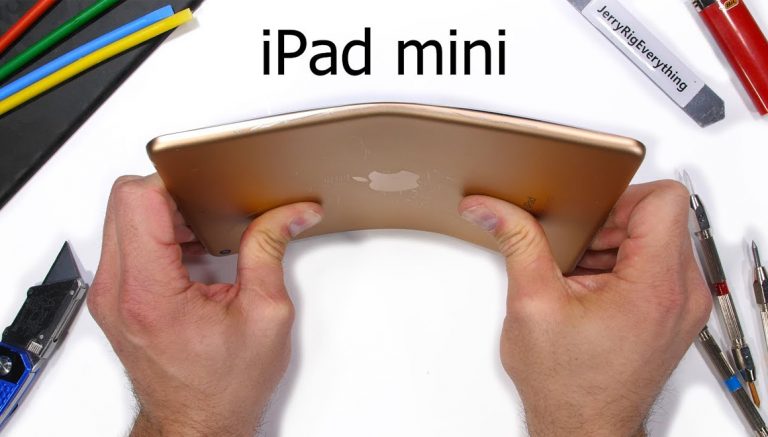 Yeni iPad Mini dayanıklılık testinde! Bükülüyor mu?