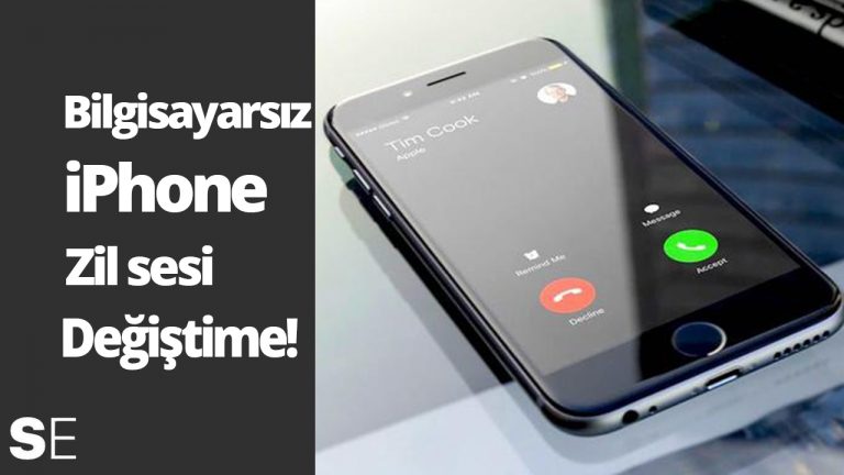 Bilgisayar kullanmadan iPhone zil sesi değiştirme!