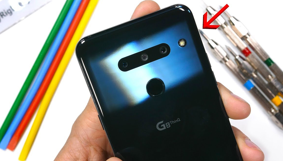 LG G8 ThinQ dayanıklılık testi
