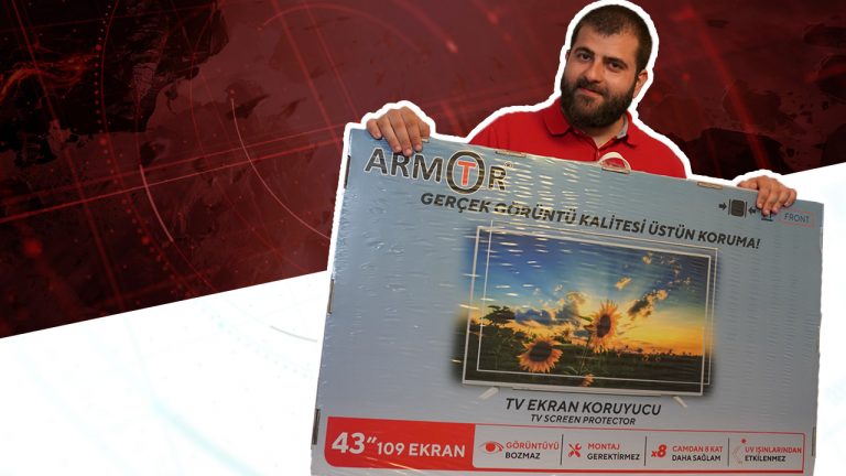 Armor TV Ekran Koruyucu ile TV zırhladık!