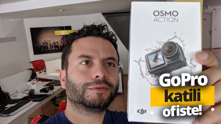 GoPro katili ofise geldi! DJI Osmo Action kutu açılışı