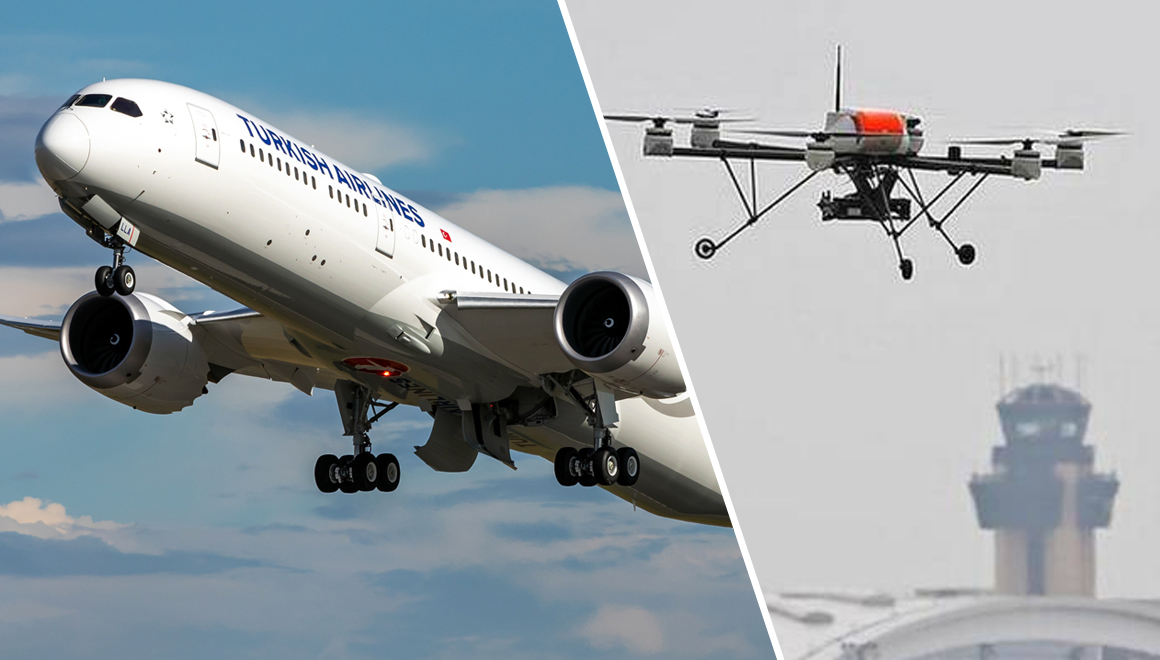 İstanbul’da drone yolcu uçağının üzerinden geçti!