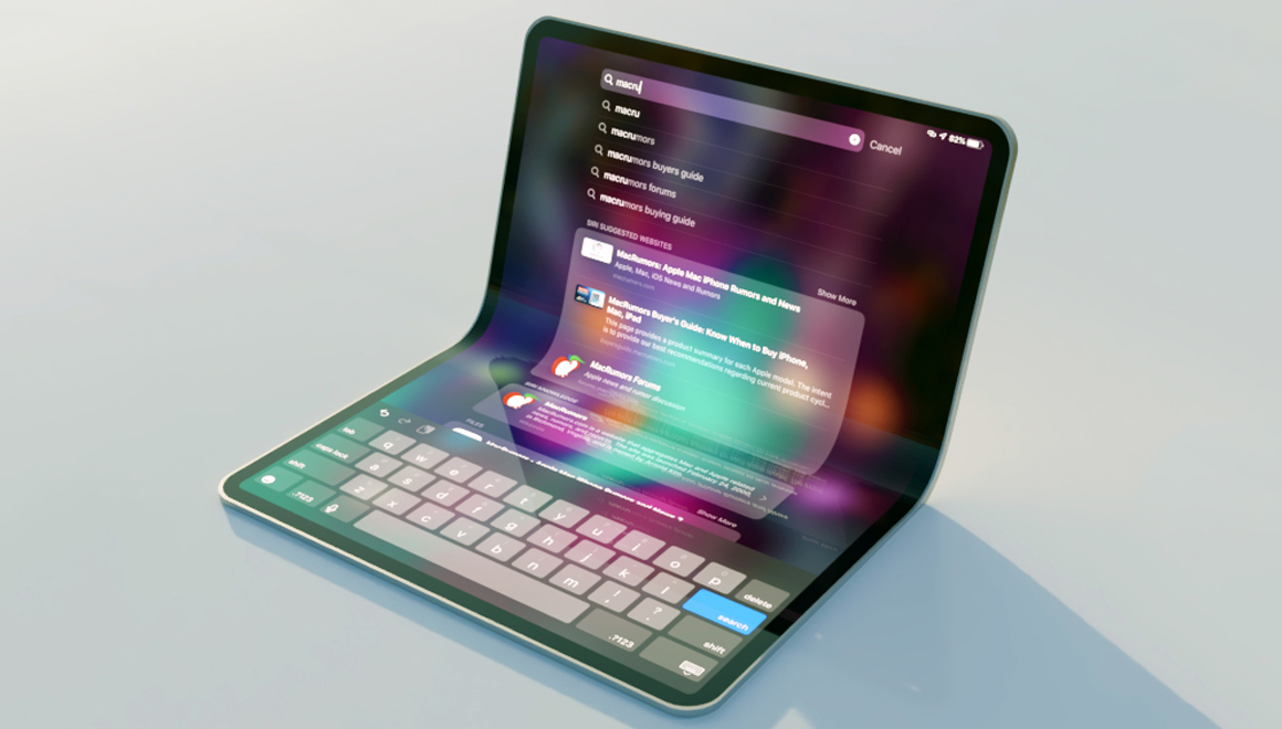 Rolled up its sleeves for the foldable iPad