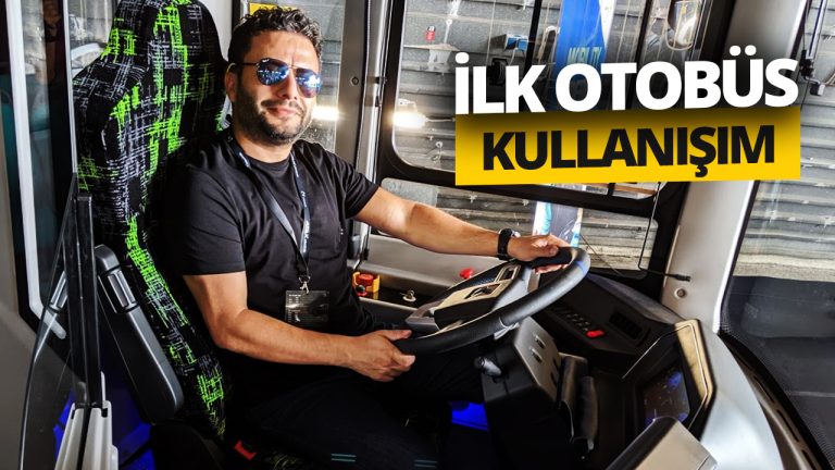 Elektrikli otobüs kullandık! vLog