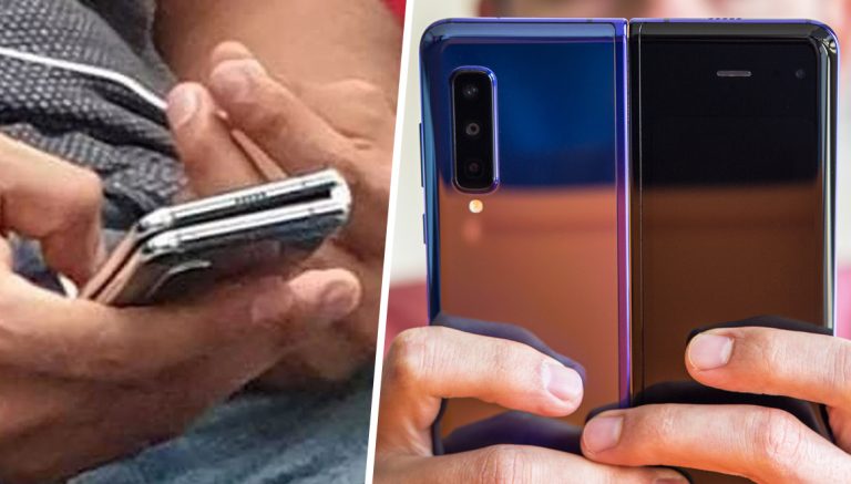 Galaxy Fold kullanılırken görüntülendi