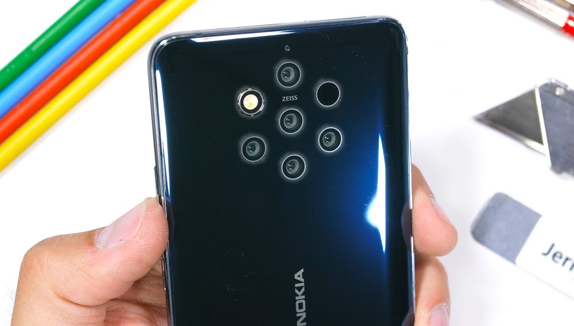 Beş kameralı Nokia 9 dayanıklılık testinde