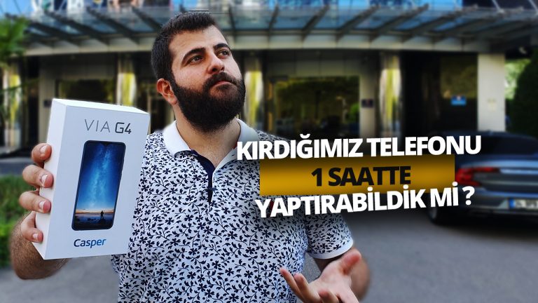 Telefonu kırdık, servise götürdük! (Video)