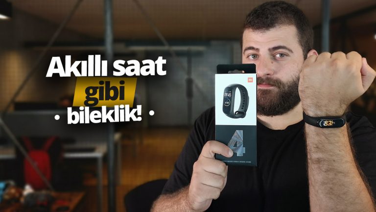 Xiaomi Mi Band 4 inceleme – Akıllı saat gibi bileklik!