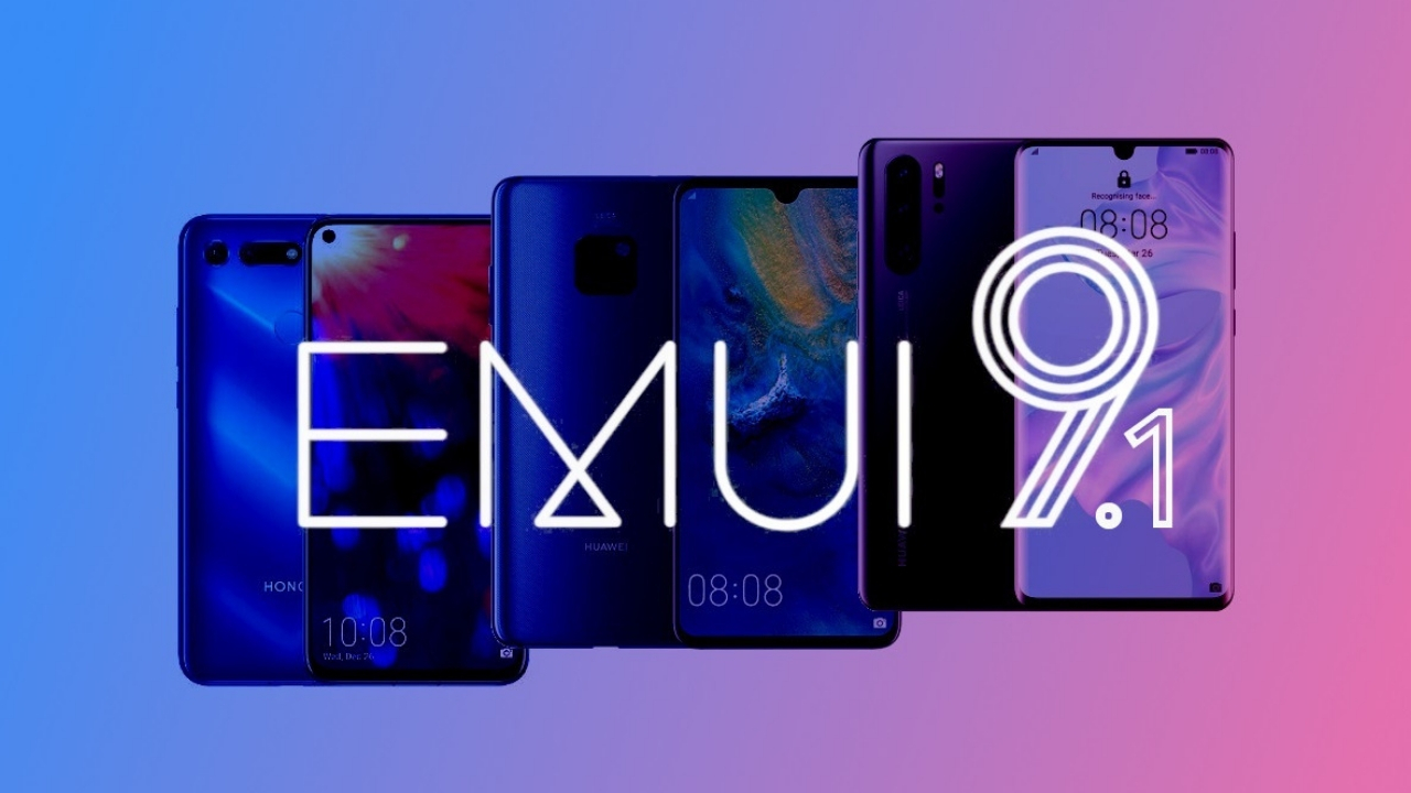 EMUI 9.1, 8 yeni model için yola çıktı