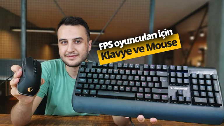 Rampage Orion klavye ve Flare mouse inceleme