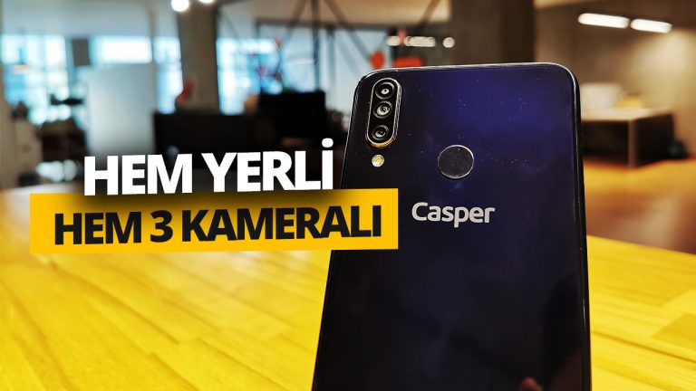 3 kameralı yerli telefon Casper VIA F3 inceleme
