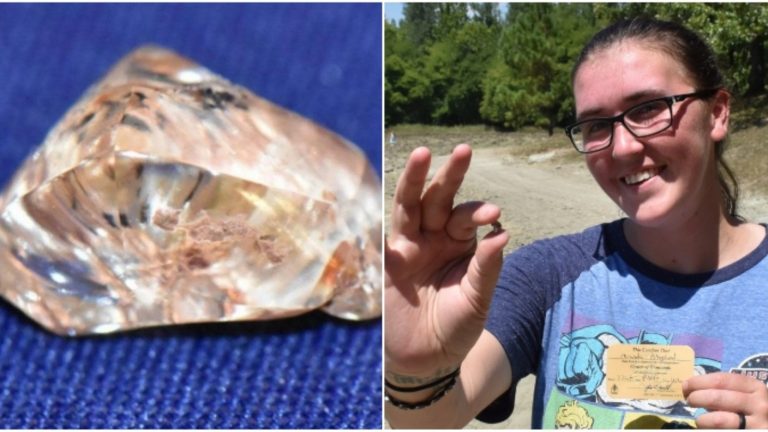 ‘Elmas nasıl bulunur?’ videosu izlerken elmas buldu!