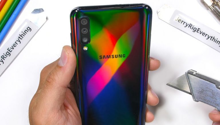 Samsung Galaxy A50 dayanıklılık testi yayınlandı