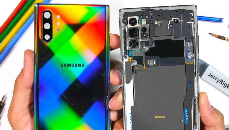 Galaxy Note 10 Plus parçalara ayrıldı! Tamiri zor mu?