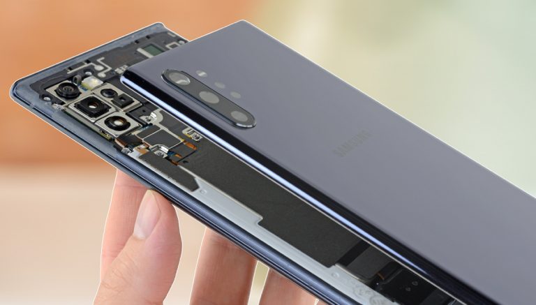 Galaxy Note 10 Plus parçalara ayrıldı! Tamiri zor mu?
