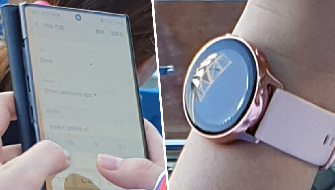 Galaxy Note 10 ve Watch Active 2 birlikte görüldü