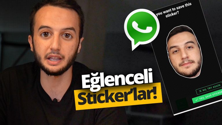 Kendi WhatsApp sticker’larınızı oluşturun!