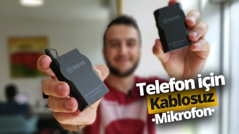 Kablosuz yaka mikrofonu Boya WM4 inceleme