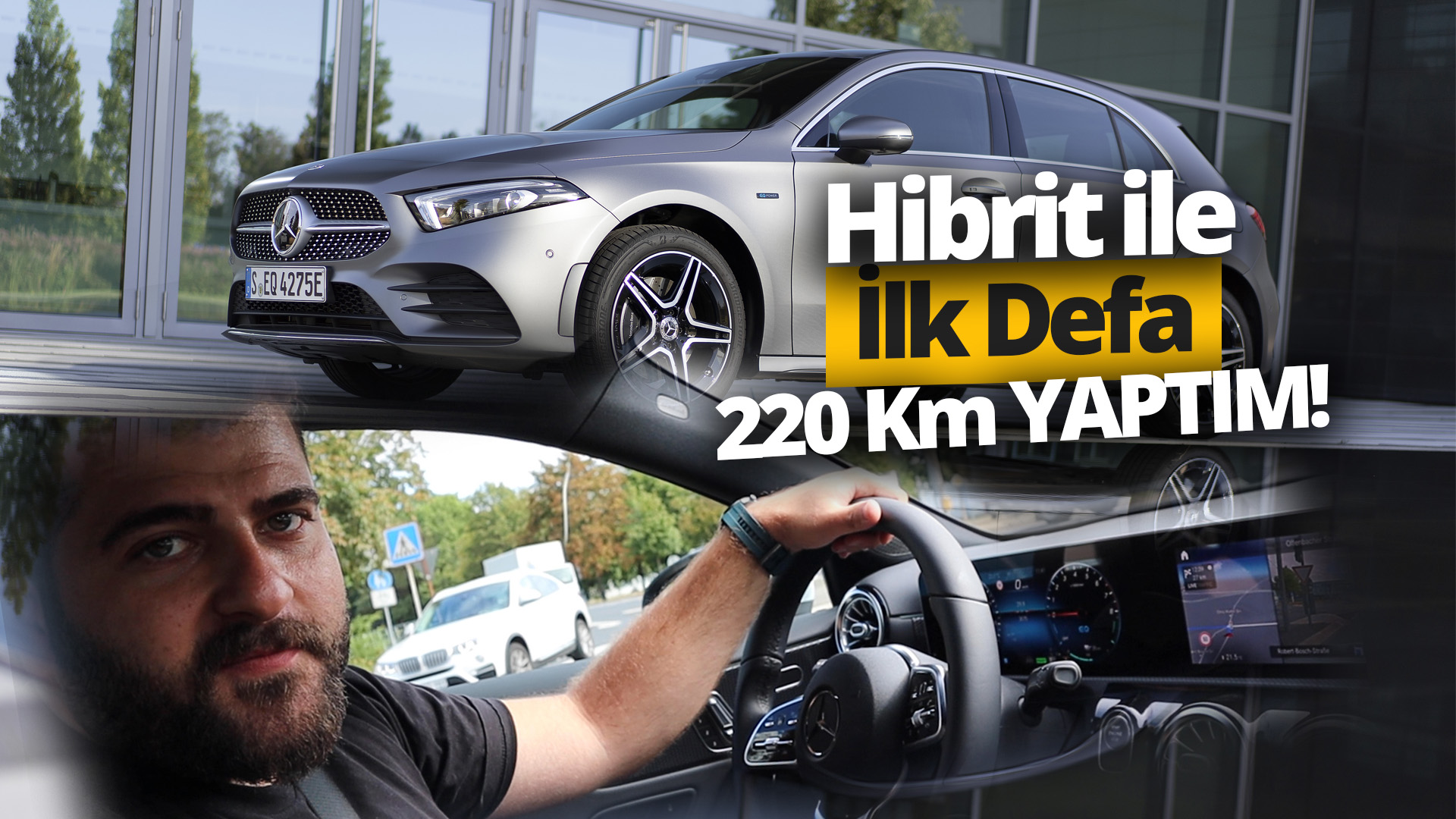 Hibrit Mercedes – Benz A250e ile 220 km hıza çıktık!
