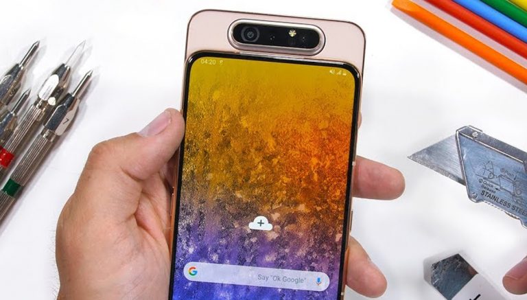 Dönen kameralı Galaxy A80 dayanıklılık testinde!
