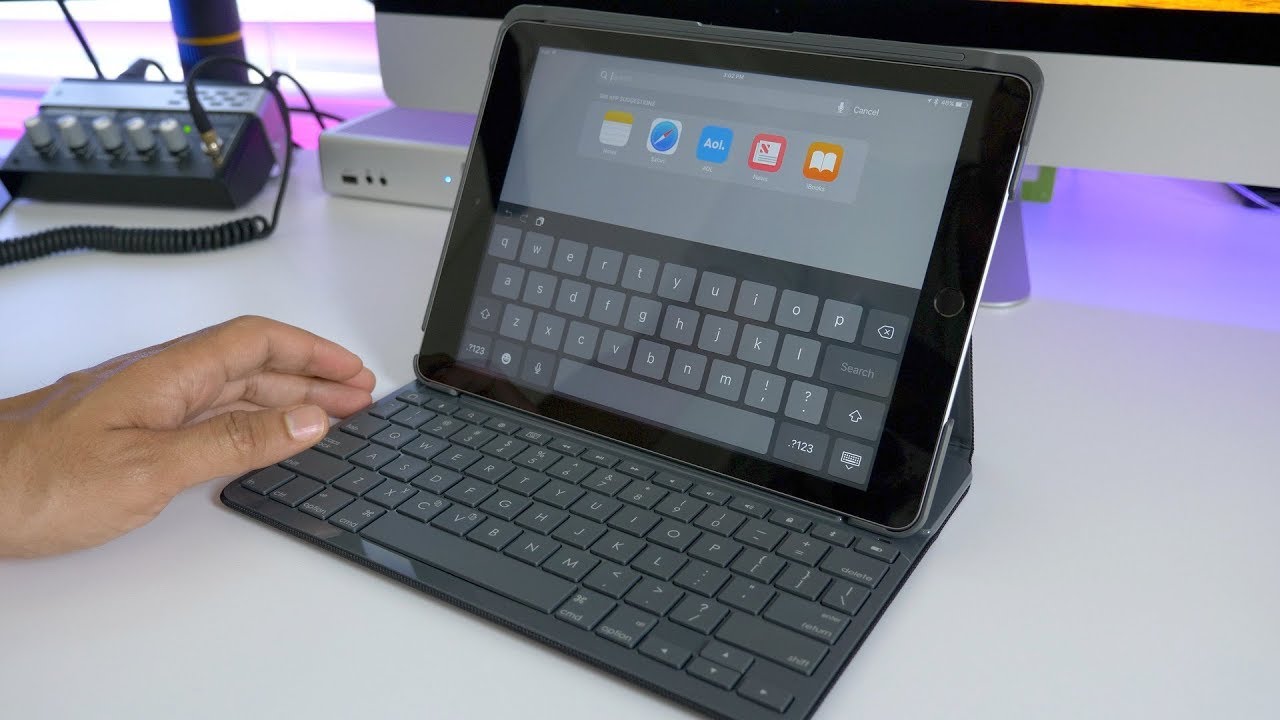 Logitech klavye kılıfları yeni iPad modeli için sahada
