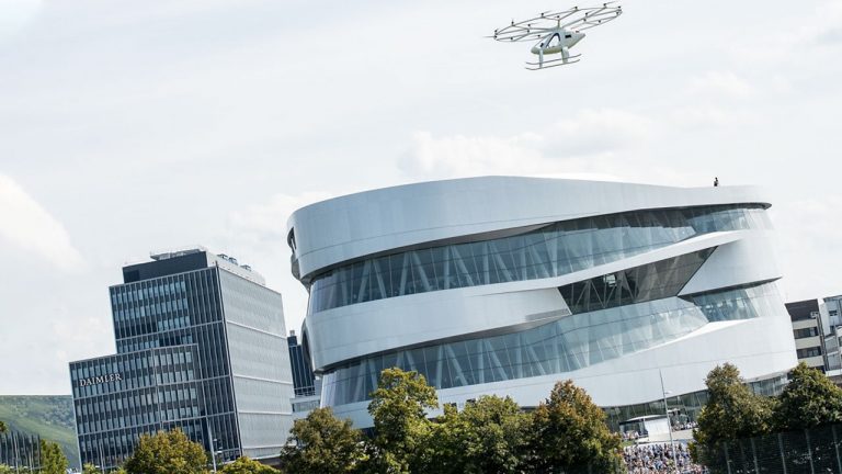 uçan taksi volocopter demo uçuşunu tamamladı