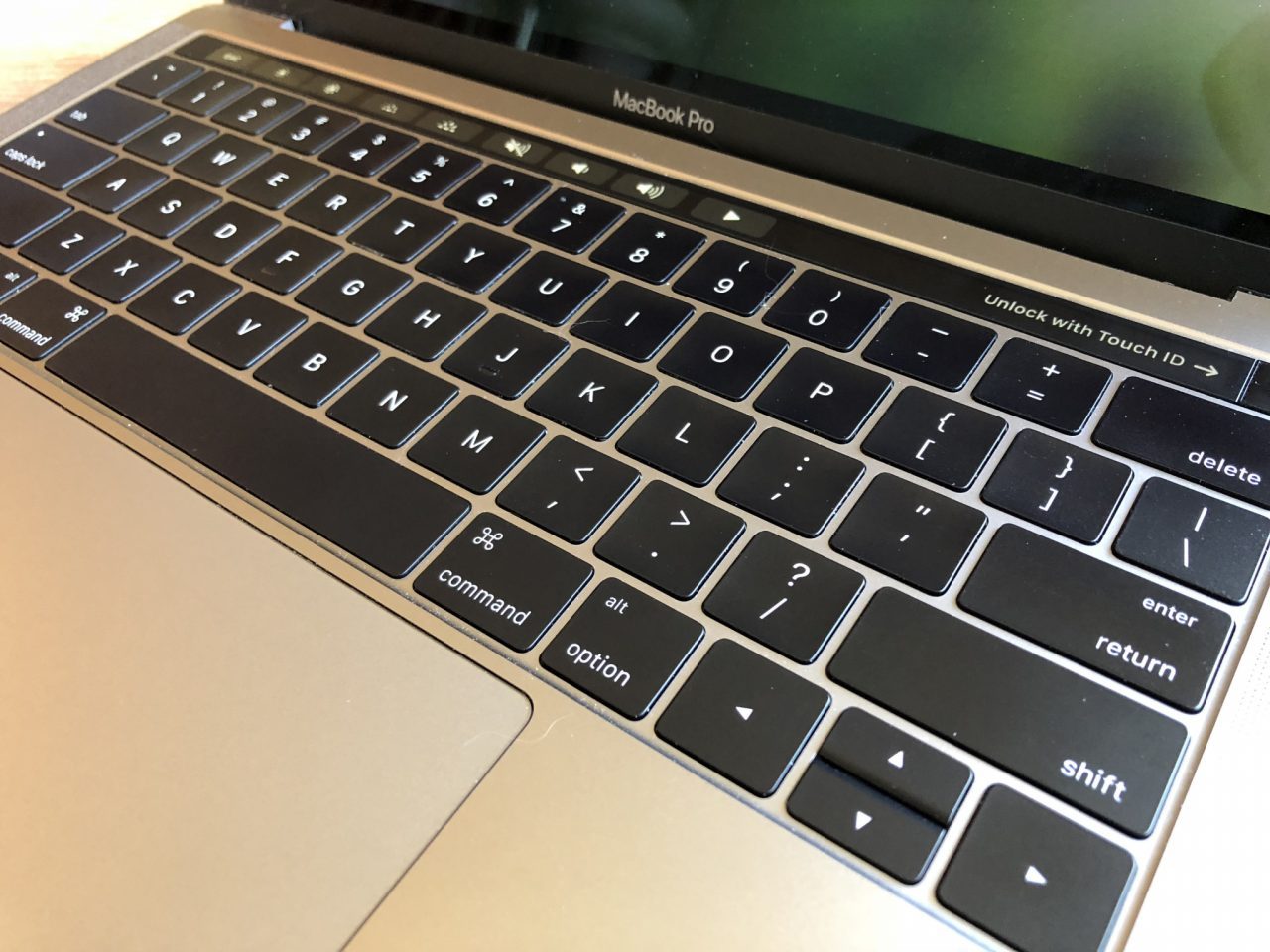 MacBook klavyesi için heyecanlandıran başvuru