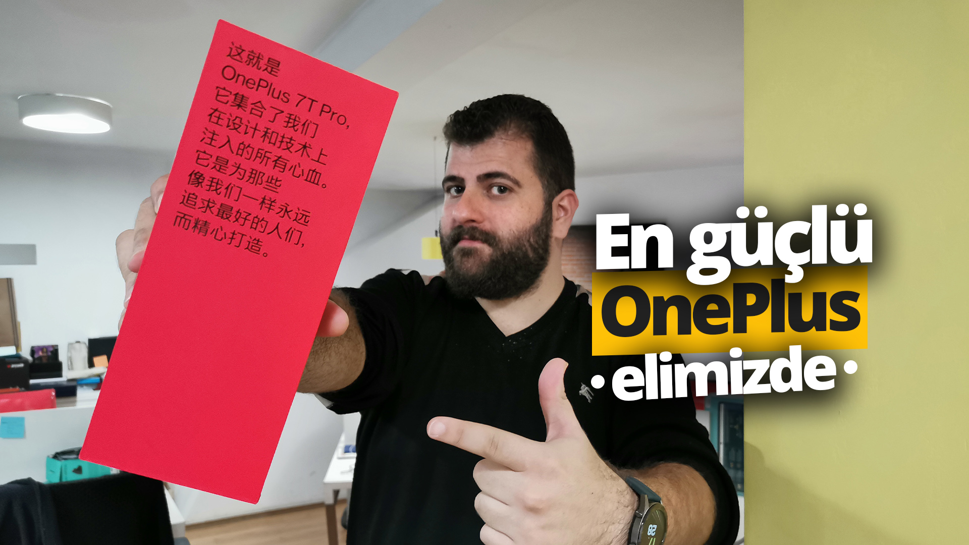 Türkiye’de ilk! OnePlus 7T Pro kutusundan çıkıyor