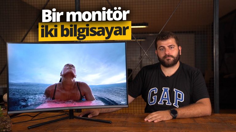 Dünyanın ilk kavisli UHD monitörü Samsung UR59C inceleme