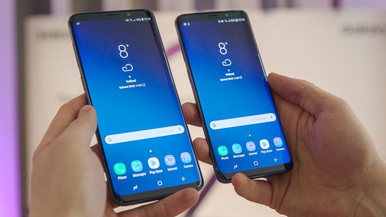 Galaxy S9 Android 10 için düğmeye basıldı