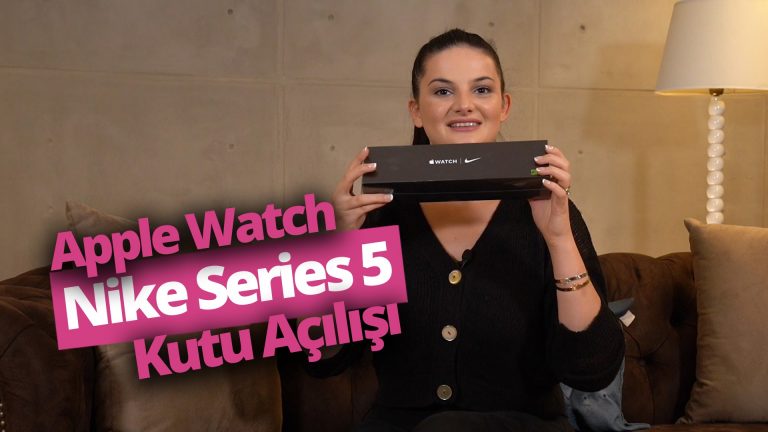 Apple Watch Nike Series 5 kutusundan çıkıyor