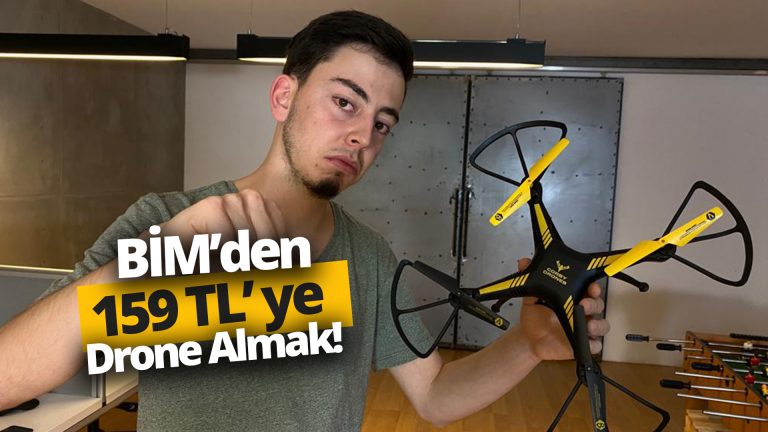 BİM’den 159 TL’ye drone alırsanız ne olur?