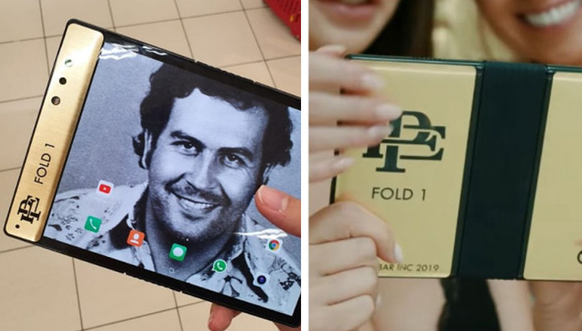 Escobar’dan 350 dolarlık katlanabilir telefon!